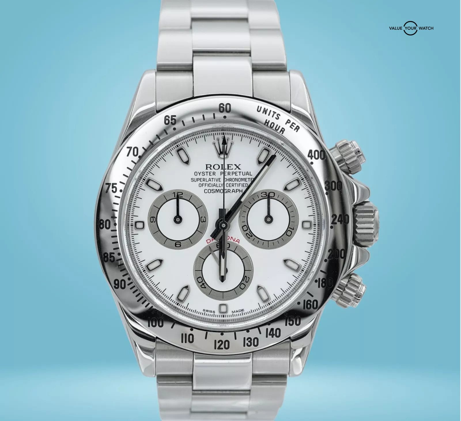 2012 Rolex Daytona 116520 White “APH” Dial MINT BOXES/PAPERS/SERVICED!