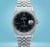 Rolex Datejust 16220 Black Dial 36mm Stainless Steel NO Holes Case!