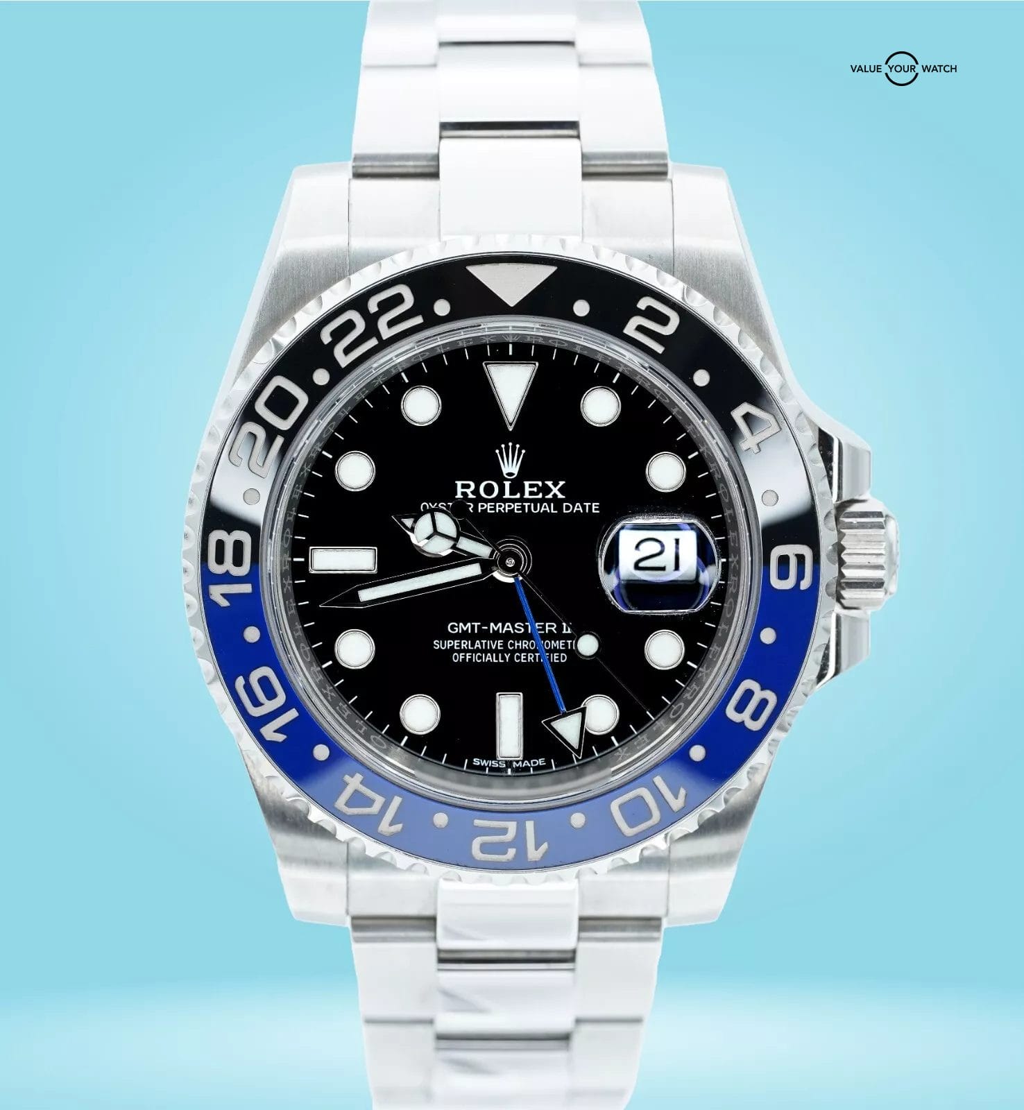 2018 Rolex Batman GMT Master II 116710BLNR Stainless Steel Oyster BOXES/PAPERS!