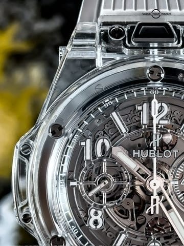 Hublot Big Bang Unico All Sapphire White 45mm Watch - 411.JX.4802.RT - Serviced! - Image 2