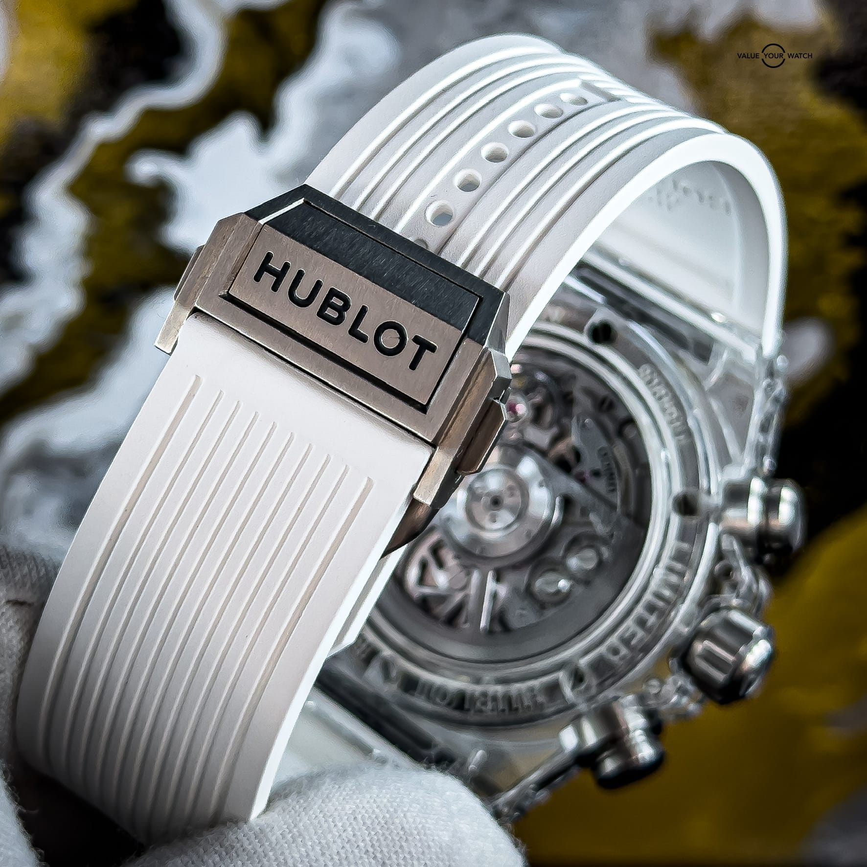 Hublot Big Bang Unico All Sapphire White 45mm Watch - 411.JX.4802.RT - Serviced! - Image 10