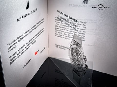 Hublot Big Bang Unico All Sapphire White 45mm Watch - 411.JX.4802.RT - Serviced! - Image 14