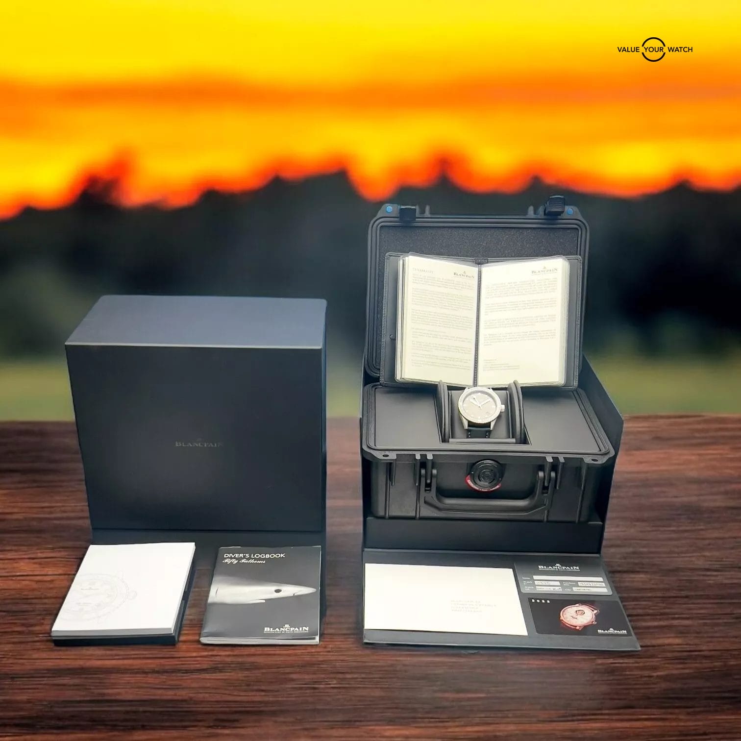 Blancpain Fifty Fathoms Bathyscaphe Men Watch 5000-1110-B52A Box & Papers - Image 3