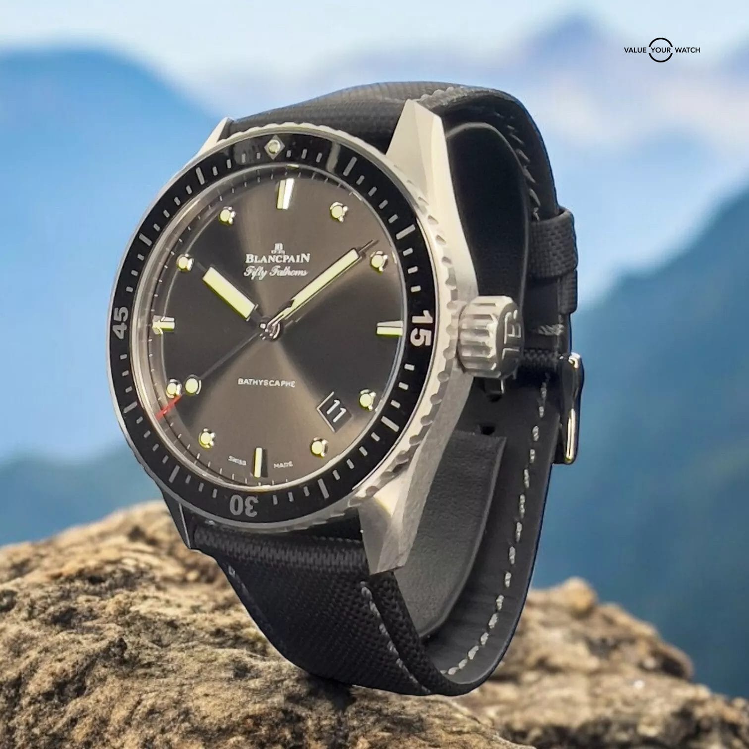 Blancpain Fifty Fathoms Bathyscaphe Men Watch 5000-1110-B52A Box & Papers - Image 13