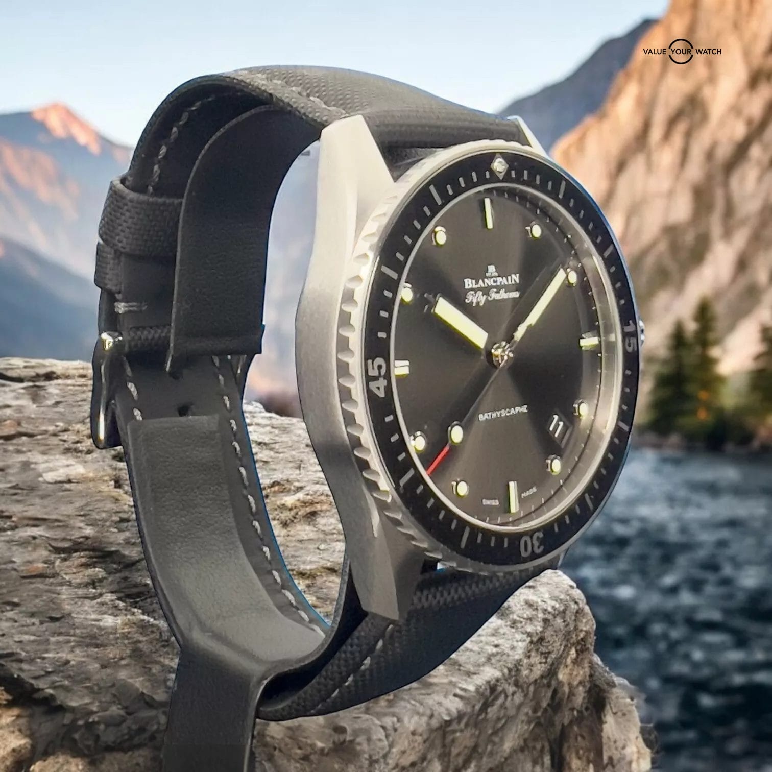 Blancpain Fifty Fathoms Bathyscaphe Men Watch 5000-1110-B52A Box & Papers - Image 14