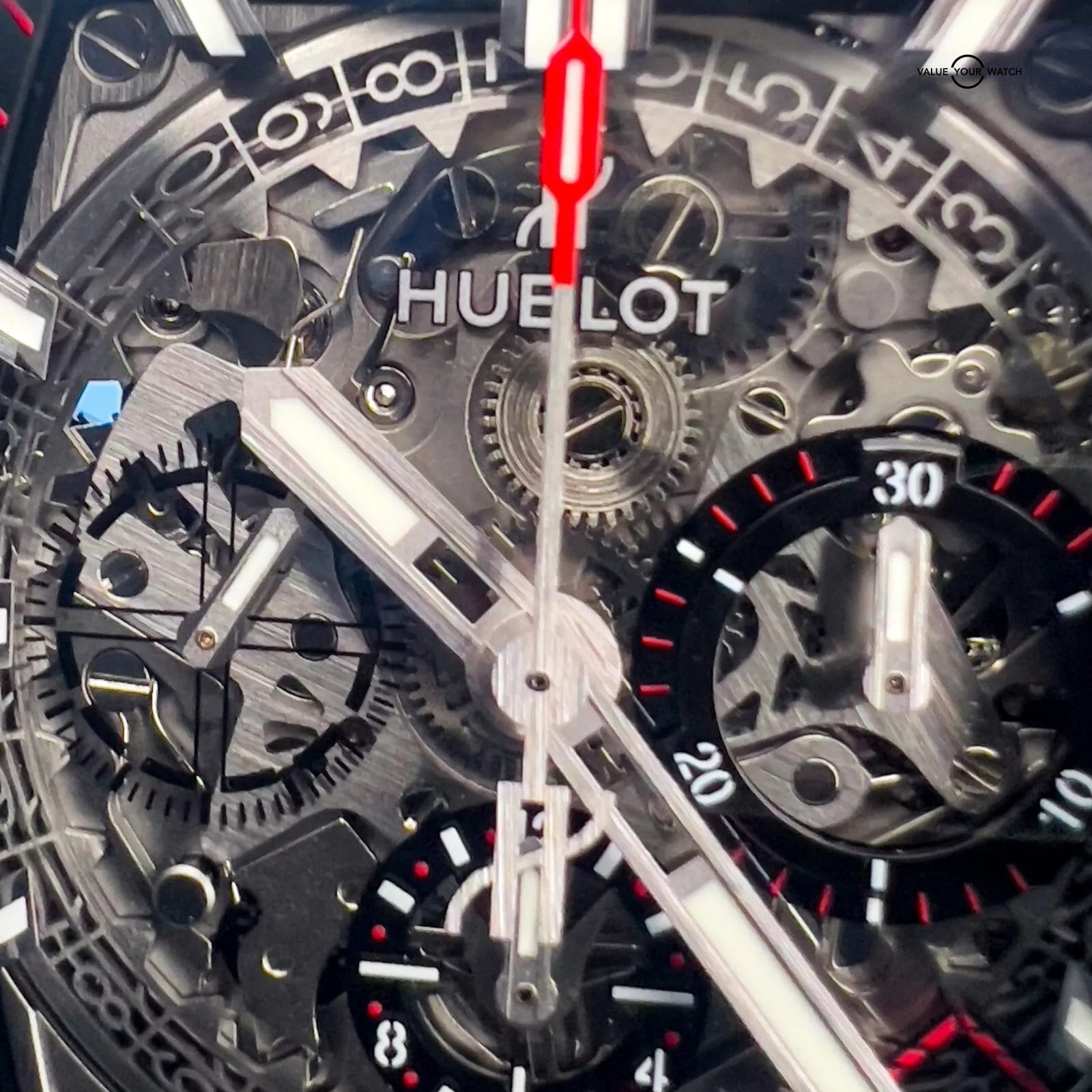 Hublot Spirit of Big Bang Skeleton Dial Chronograph Men's Watch - 641.NM.0173.LR - Image 5