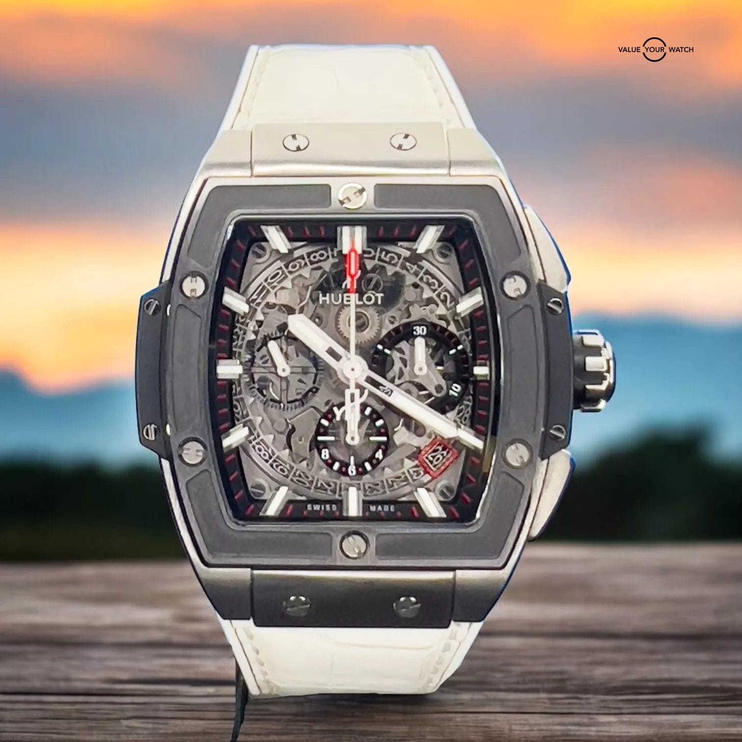 Hublot Spirit of Big Bang Skeleton Dial Chronograph Men's Watch - 641.NM.0173.LR - Image 7