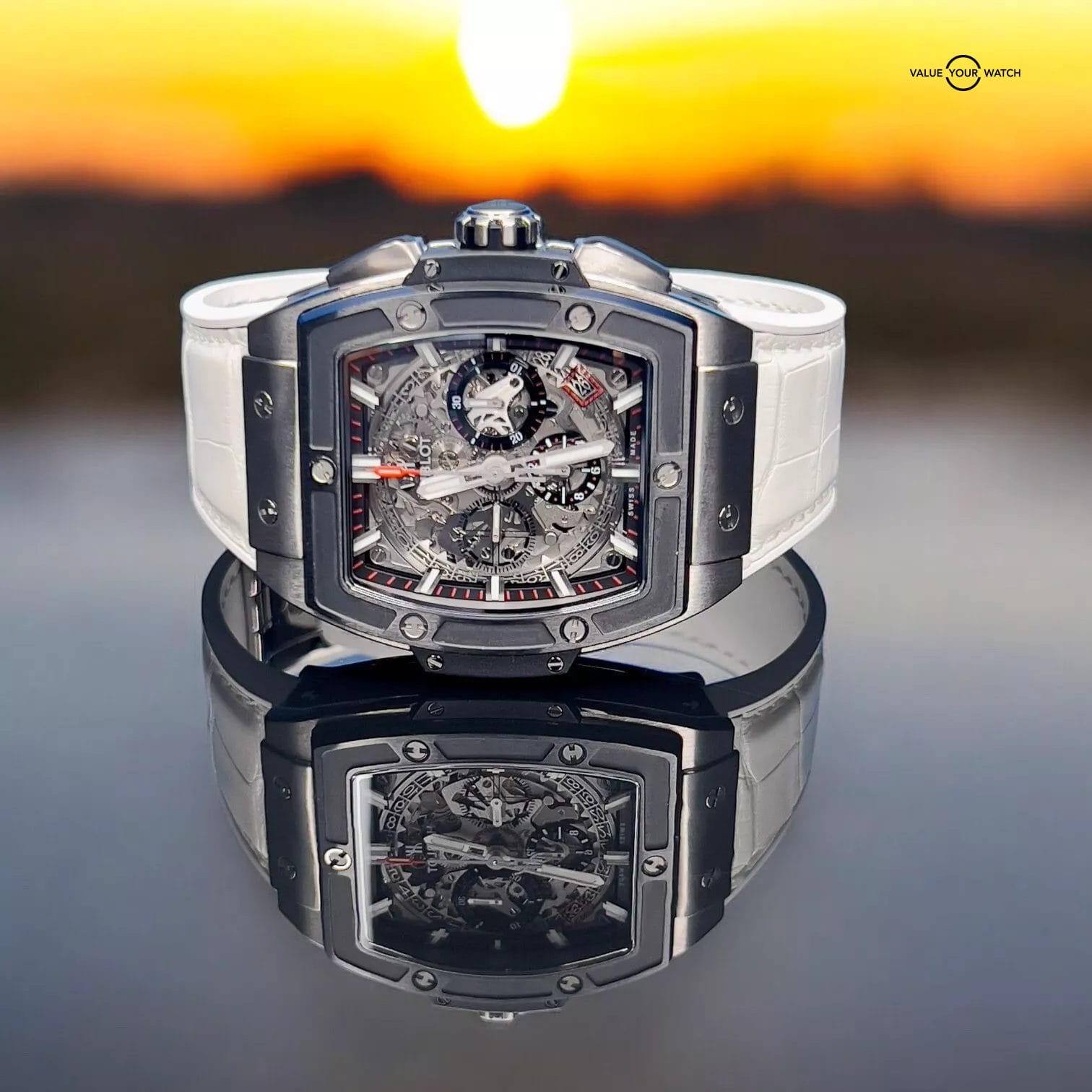 Hublot Spirit of Big Bang Skeleton Dial Chronograph Men's Watch - 641.NM.0173.LR - Image 9