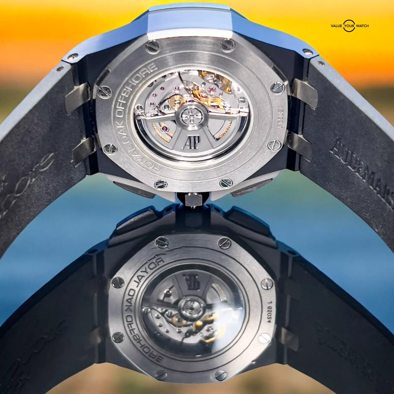 Audemars Piguet Royal Oak Offshore "Gold Hands" Men's Ceramic Watch - 26405CE - Image 5