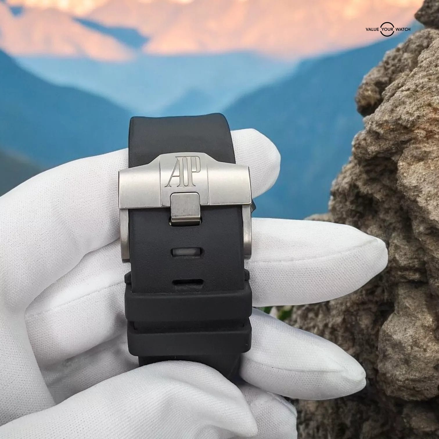 Audemars Piguet Royal Oak Offshore "Gold Hands" Men's Ceramic Watch - 26405CE - Image 10