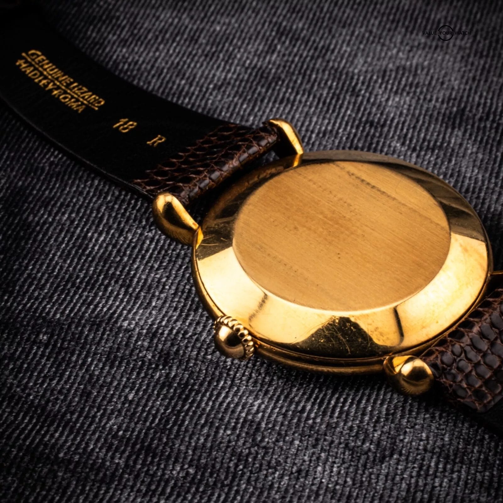 Vacheron Constantin 18K Yellow Gold, cal 453 Watch with Tear Drop Lugs, Ref 4126 - Image 3