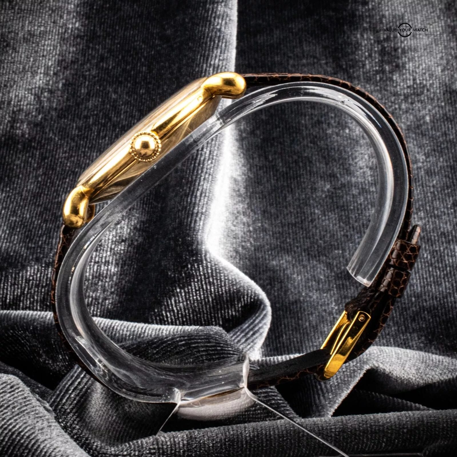 Vacheron Constantin 18K Yellow Gold, cal 453 Watch with Tear Drop Lugs, Ref 4126 - Image 8