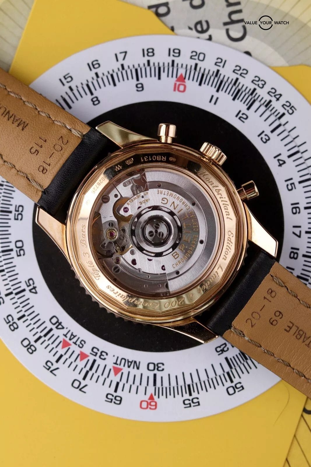 Breitling Navitimer Montbrillant 01 | RB0131 | Limited Edition of 200 Solid Gold - Image 5