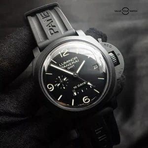 Panerai Luminor 1950 10 Days GMT Ceramica PAM 00335 w Box / Papers & Extra Strap