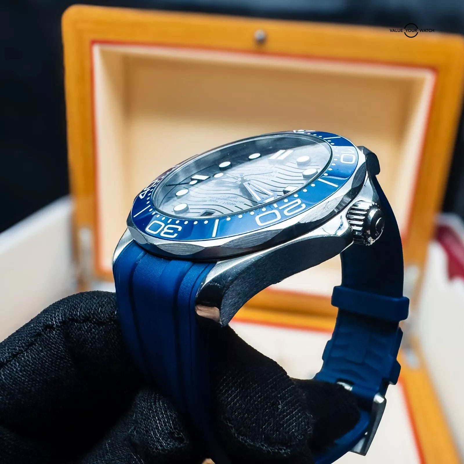 OMEGA Seamaster Diver 300M Grey Dial Full Set Box & Cards 210.32.42.20.06.001 - Image 15