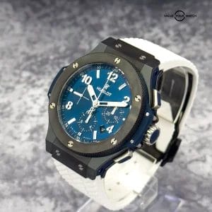 Hublot Big Bang Chrono Blue Black Ceramamic 44mm 2 Straps, B&Ps – 301.CM.710.RX