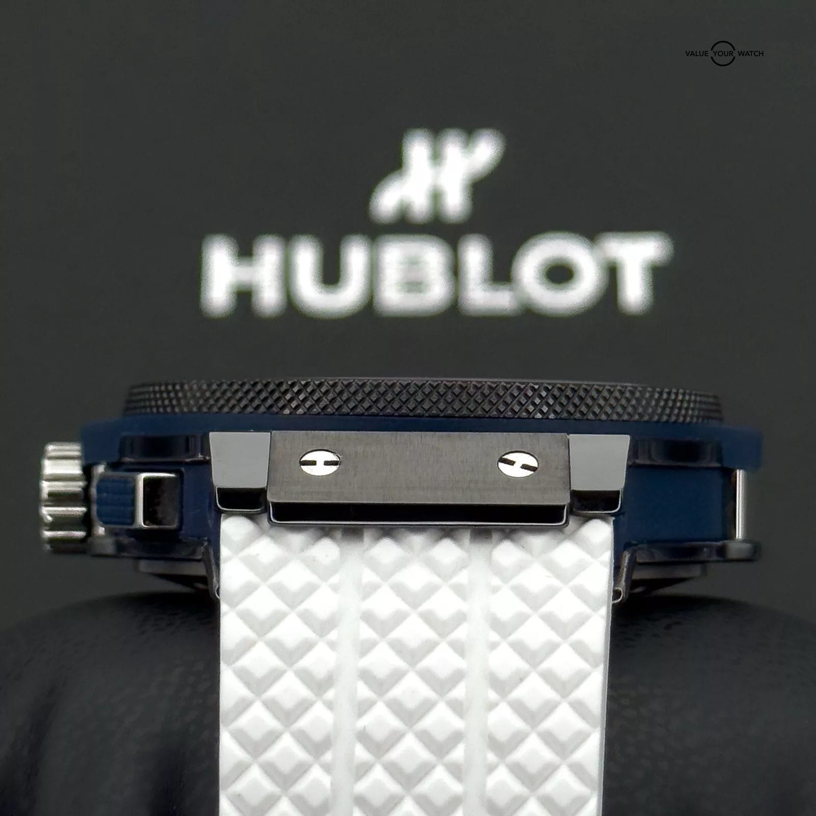Hublot Big Bang Chrono Blue Black Ceramamic 44mm 2 Straps, B&Ps - 301.CM.710.RX - Image 10