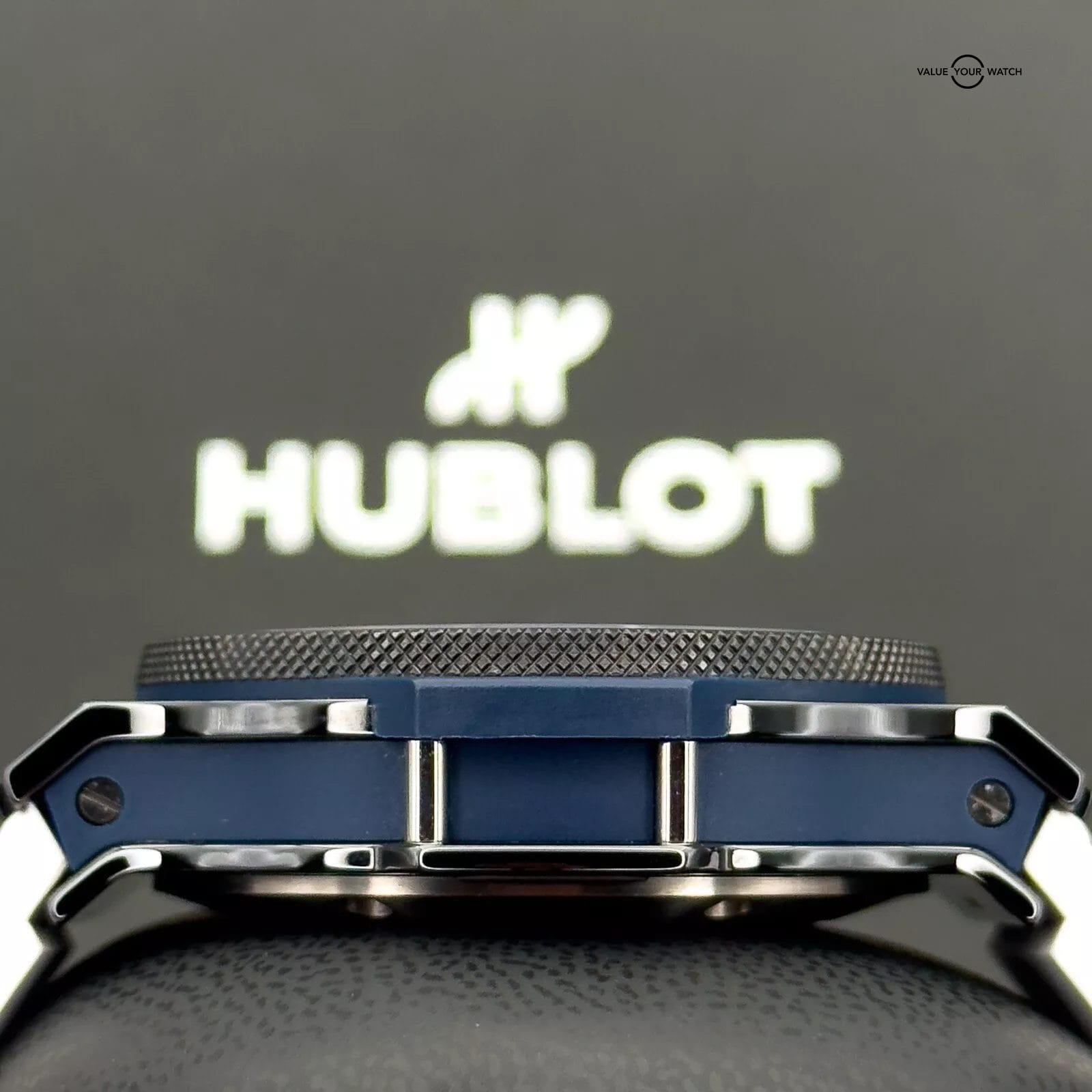 Hublot Big Bang Chrono Blue Black Ceramamic 44mm 2 Straps, B&Ps - 301.CM.710.RX - Image 12