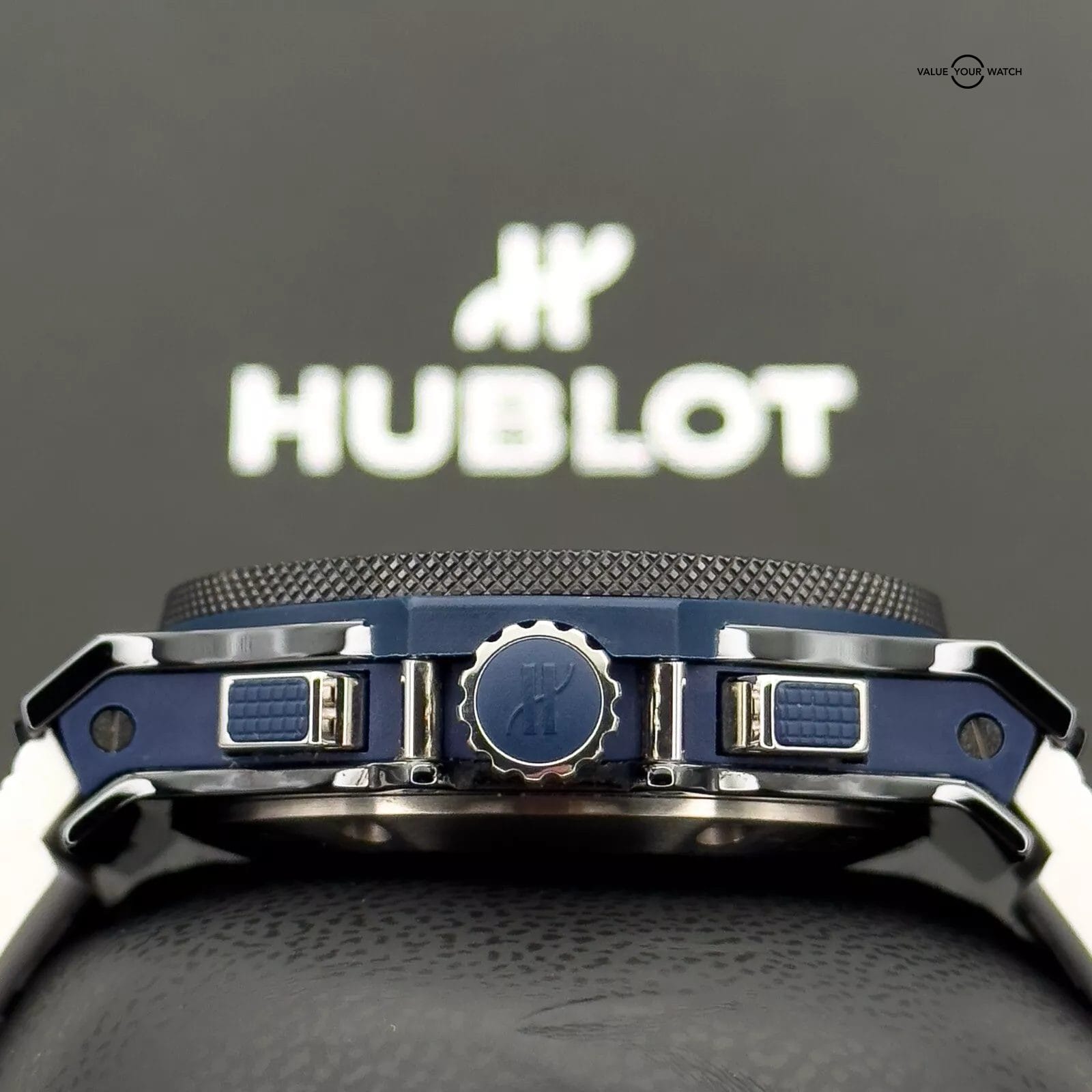 Hublot Big Bang Chrono Blue Black Ceramamic 44mm 2 Straps, B&Ps - 301.CM.710.RX - Image 13