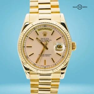 2000 Rolex President Day-Date 118238 36mm 18K Yellow Gold!