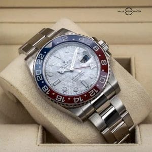 Rolex GMT Master II Pepsi 40mm Meteorite White Gold 126719BLRO Box &amp; Papers