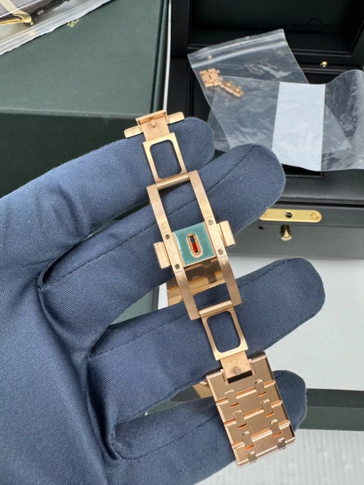 2013 Rose AP Skeleton 39mm Audemars Piguet Royal Oak Openworked Box and Papers - Image 6