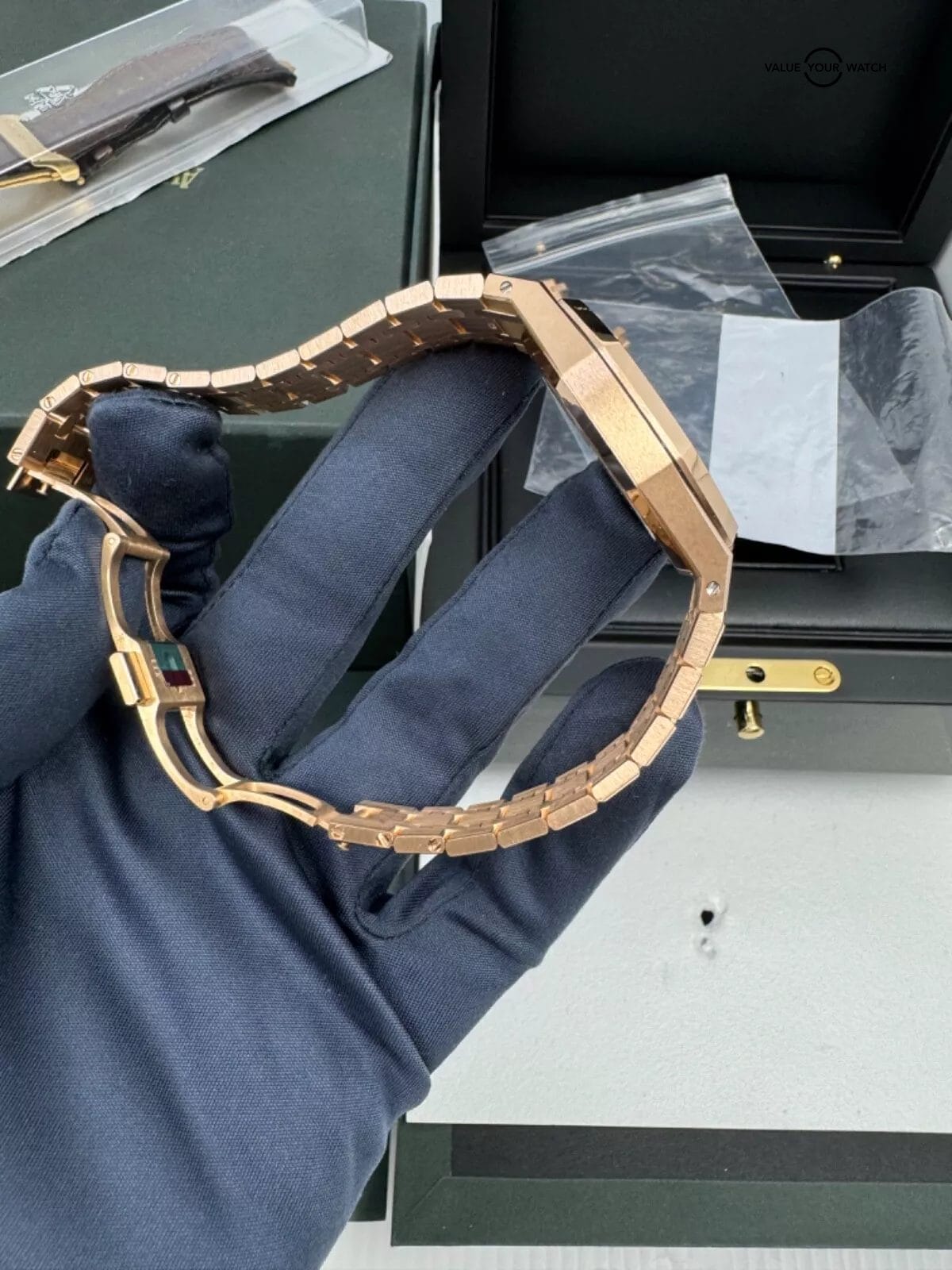 2013 Rose AP Skeleton 39mm Audemars Piguet Royal Oak Openworked Box and Papers - Image 7