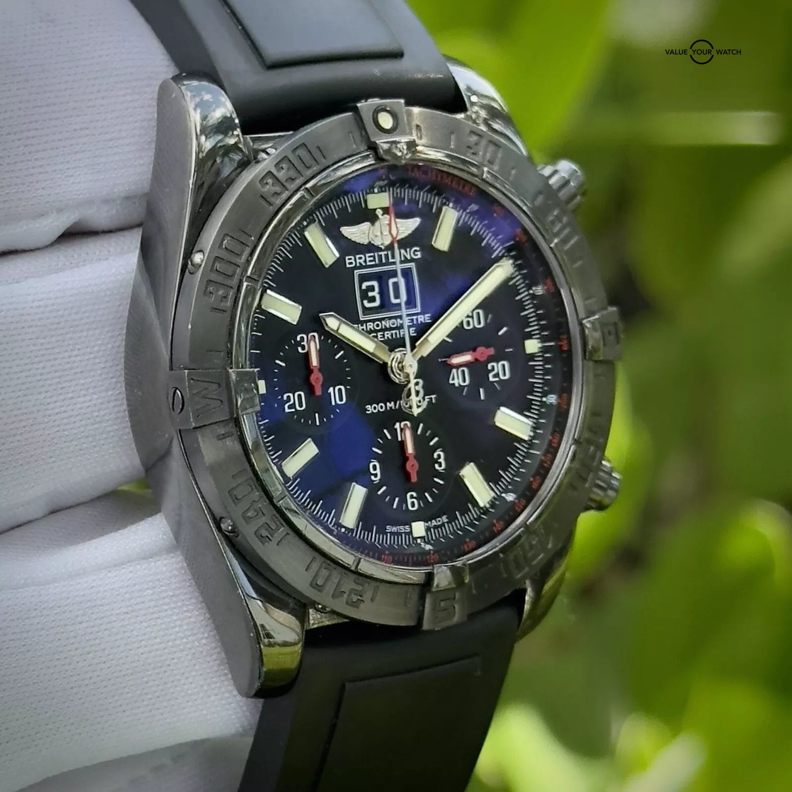 Breitling Blackbird Blacksteel Chronomat 44mm M44359 - Limited Edition -Full Set - Image 3