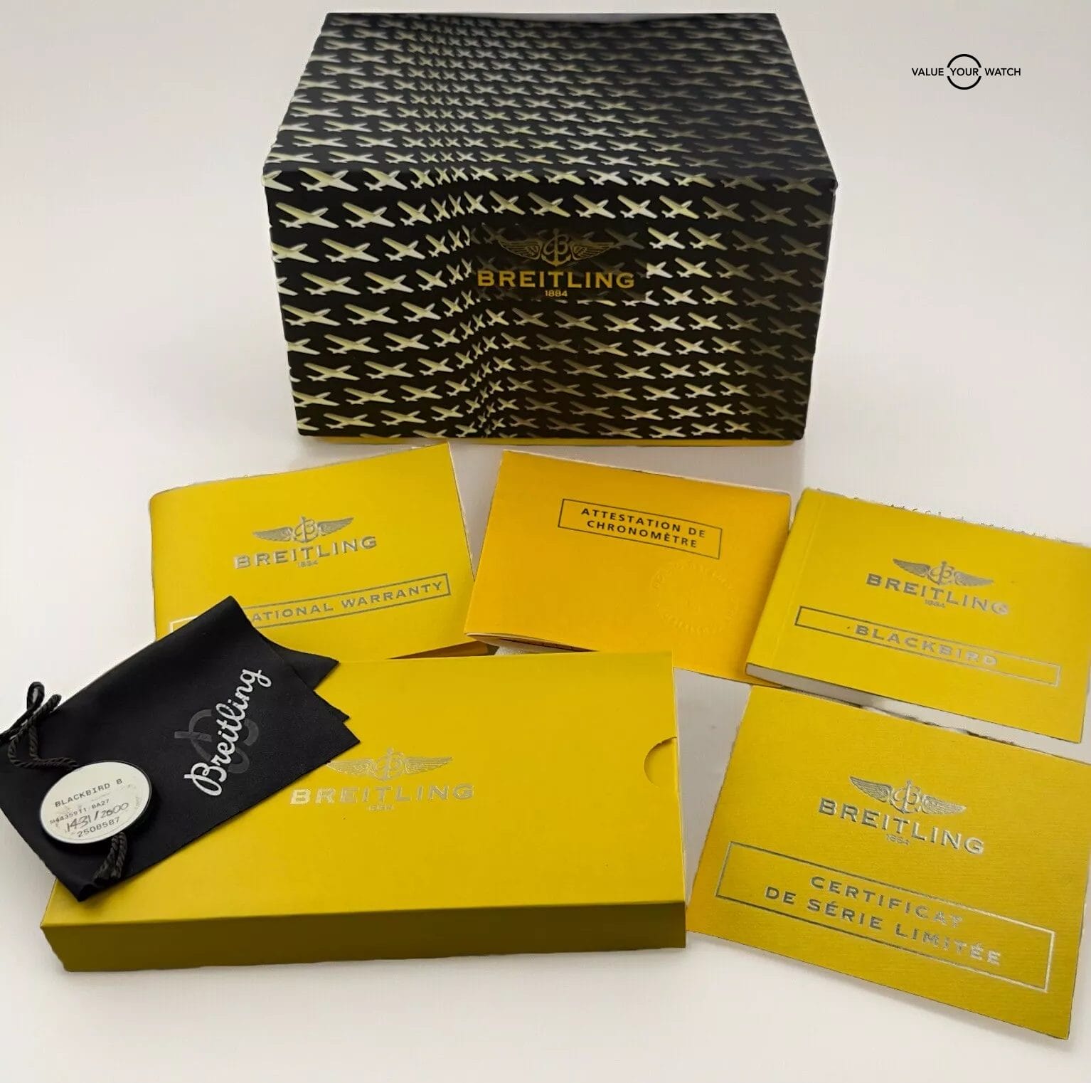 Breitling Blackbird Blacksteel Chronomat 44mm M44359 - Limited Edition -Full Set - Image 5