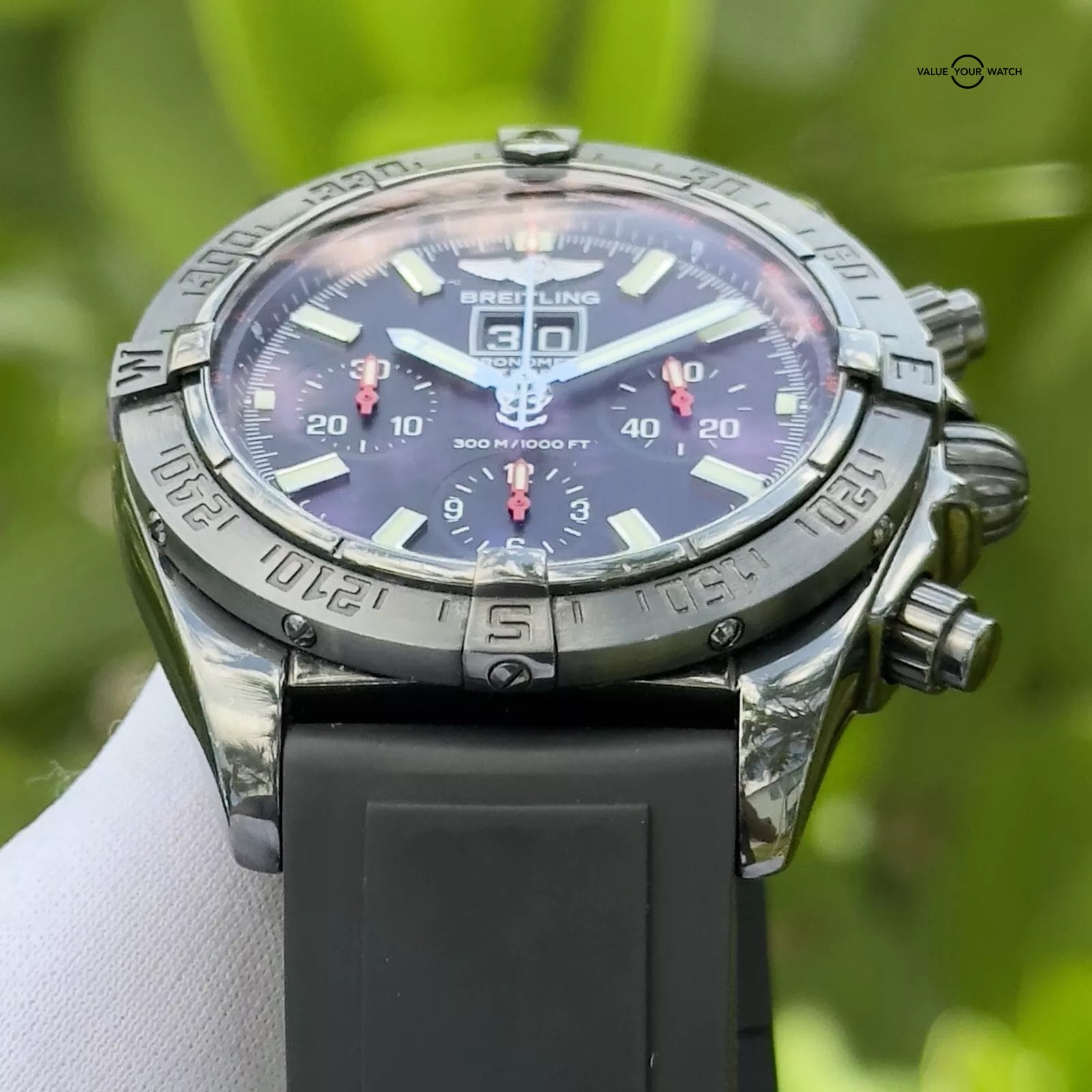 Breitling Blackbird Blacksteel Chronomat 44mm M44359 - Limited Edition -Full Set - Image 10