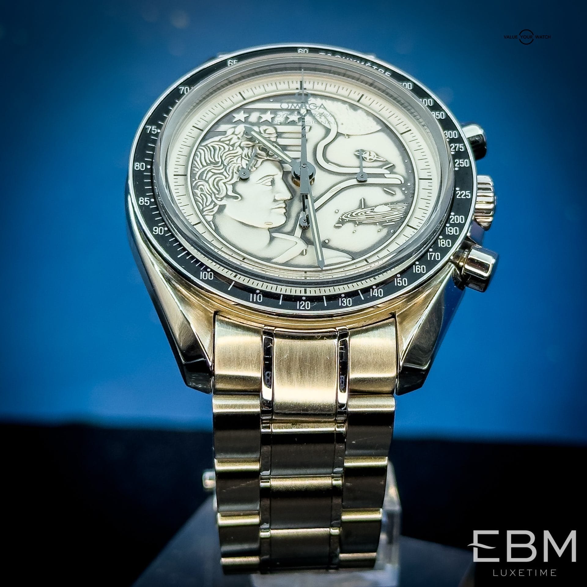 Introducing the OM Last Man on the Moon 40th Anniversary Limited Edition Watch w/ B+P! Ref# 311.30.42.30.99.002