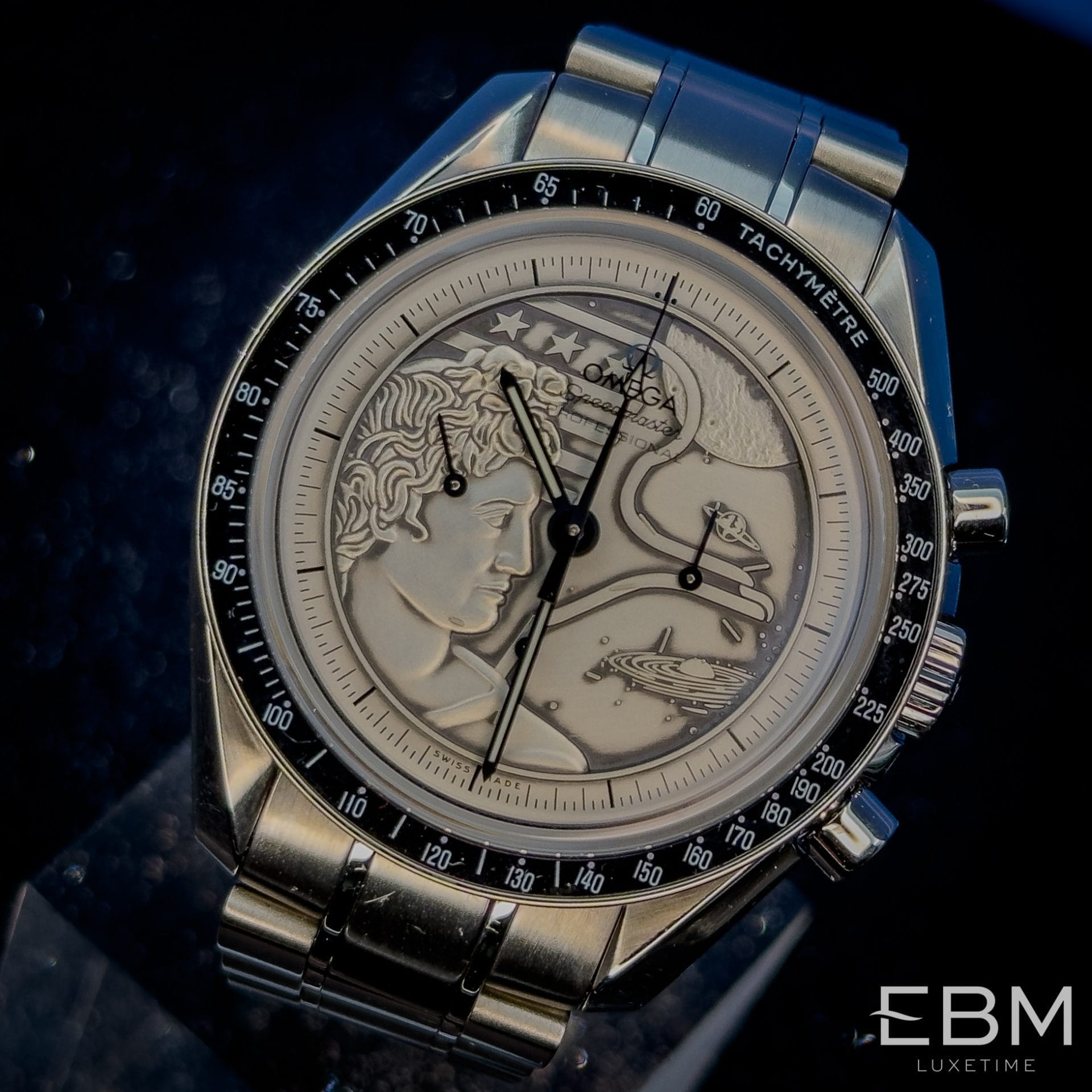 Introducing the OM Last Man on the Moon 40th Anniversary Limited Edition Watch w/ B+P! Ref# 311.30.42.30.99.002 - Image 4