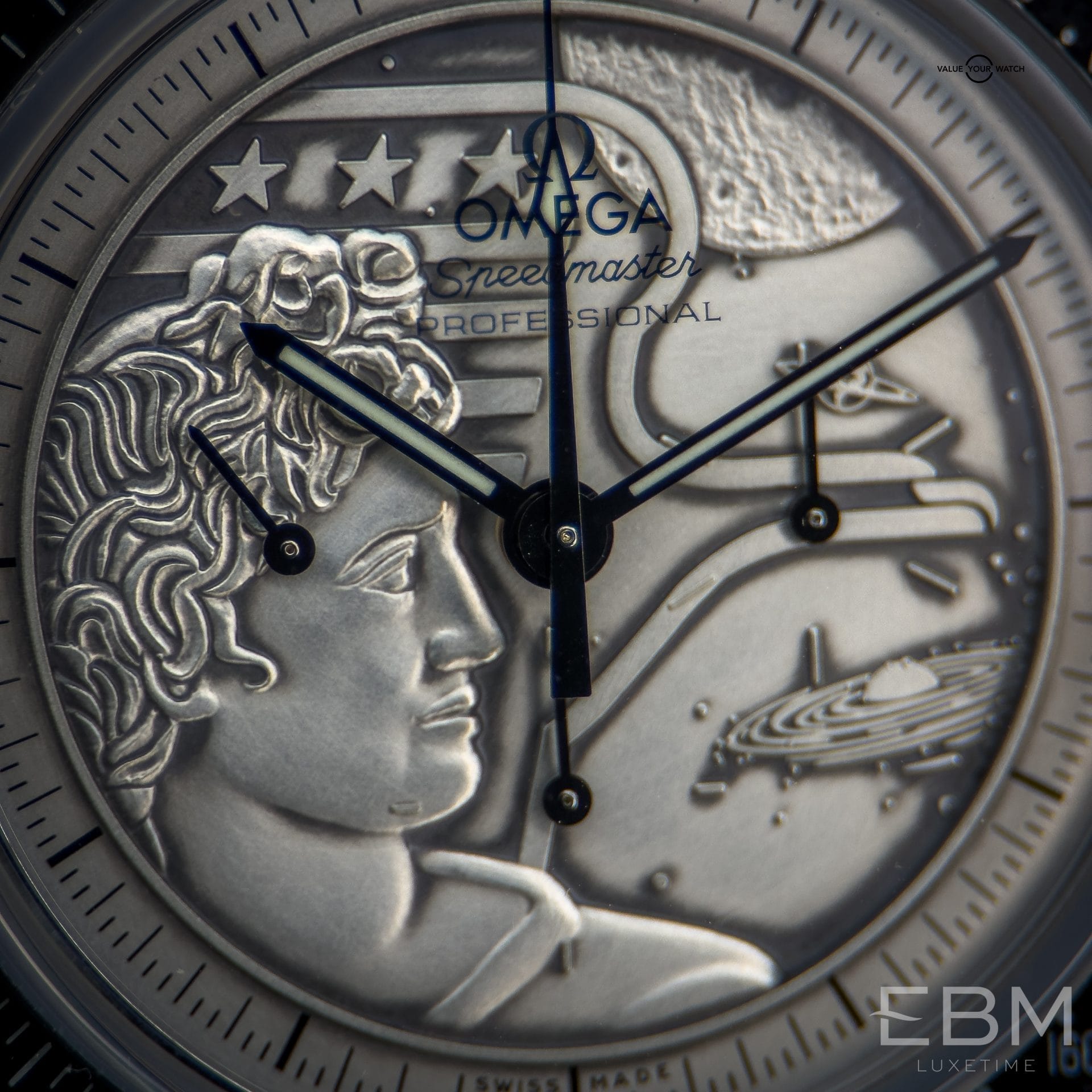Introducing the OM Last Man on the Moon 40th Anniversary Limited Edition Watch w/ B+P! Ref# 311.30.42.30.99.002 - Image 5