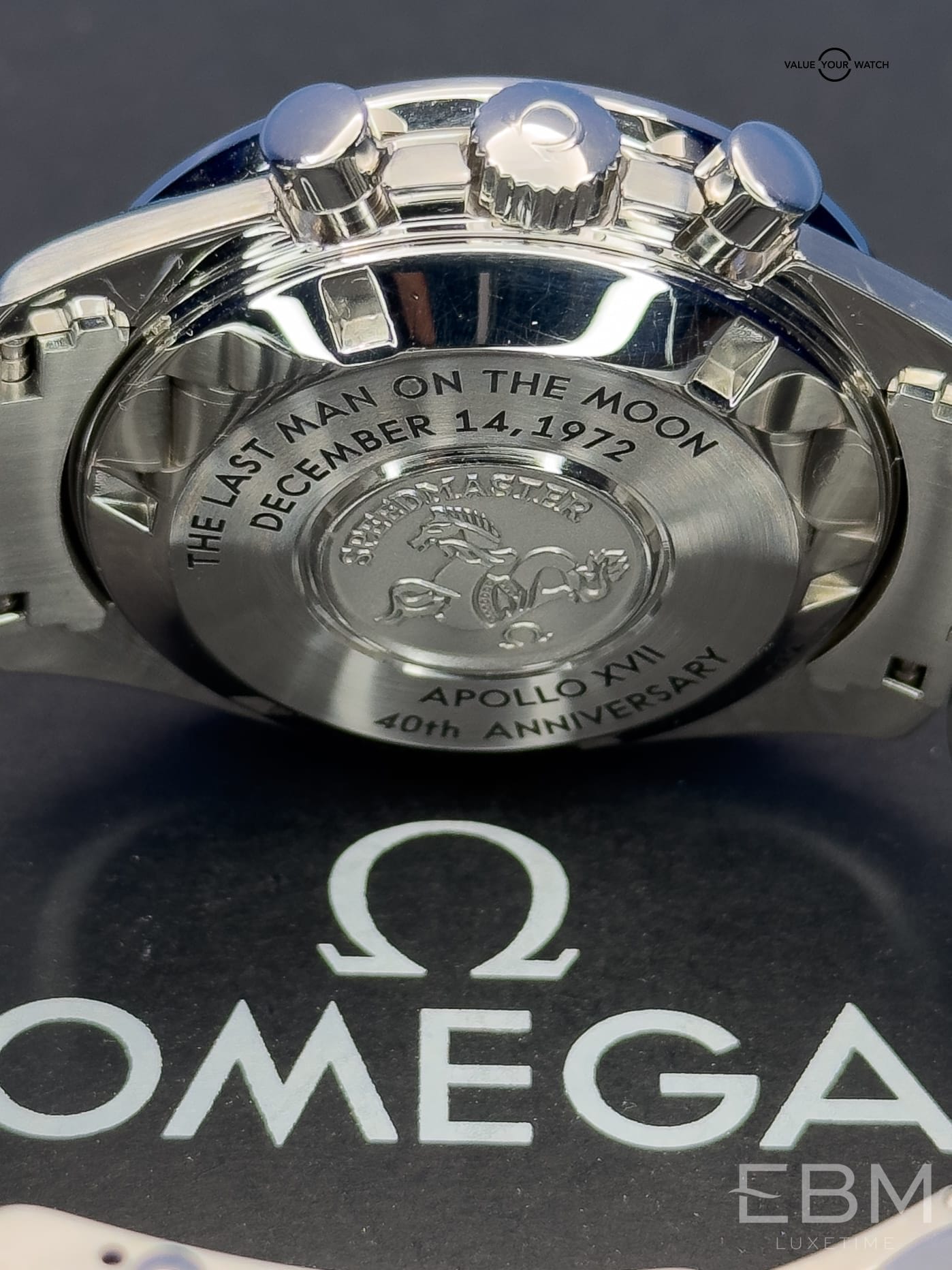 Introducing the OM Last Man on the Moon 40th Anniversary Limited Edition Watch w/ B+P! Ref# 311.30.42.30.99.002 - Image 8