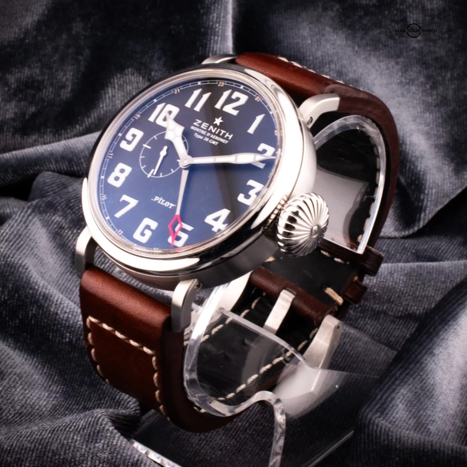 Zenith Elite Pilot Montre d'Aeronef Type 20 GMT Watch, Ref. 03.2430.693/21.C723 - Image 5