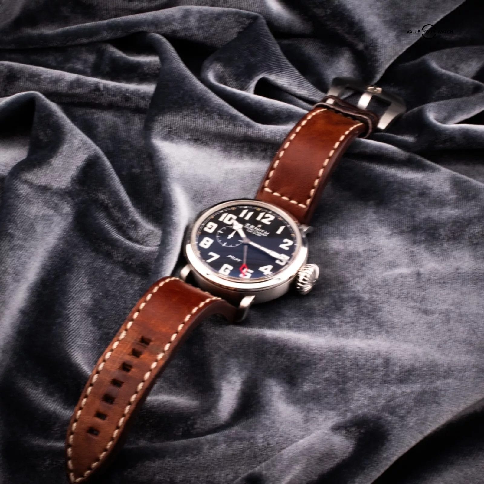 Zenith Elite Pilot Montre d'Aeronef Type 20 GMT Watch, Ref. 03.2430.693/21.C723 - Image 13