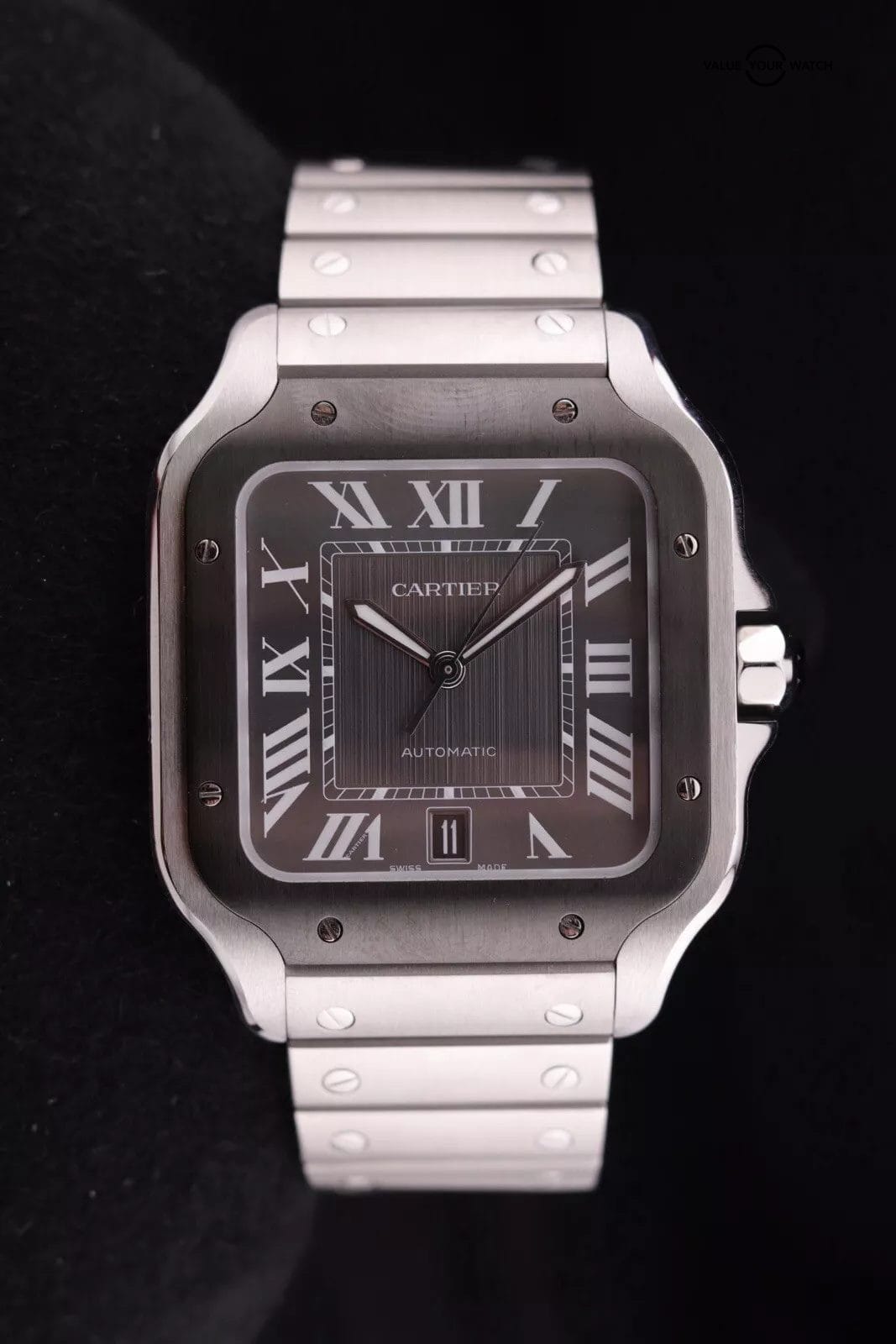 Cartier Santos de Cartier ADLC Men's Black Watch - WSSA0037 - Image 6