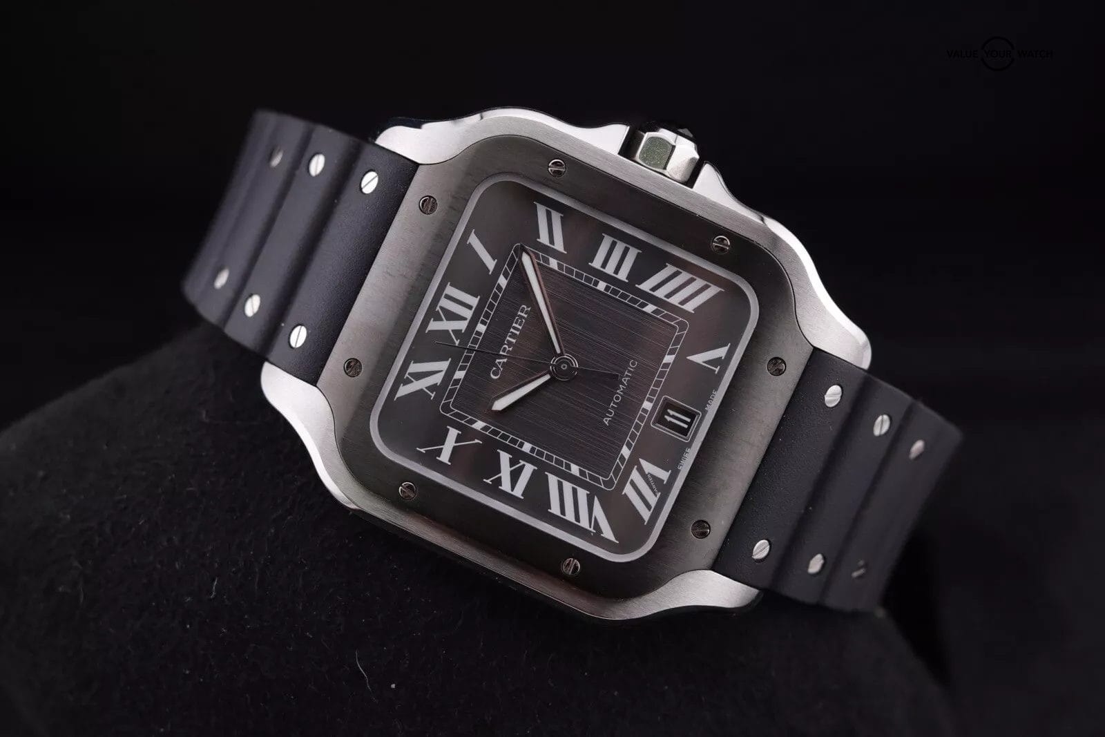 Cartier Santos de Cartier ADLC Men's Black Watch - WSSA0037 - Image 8