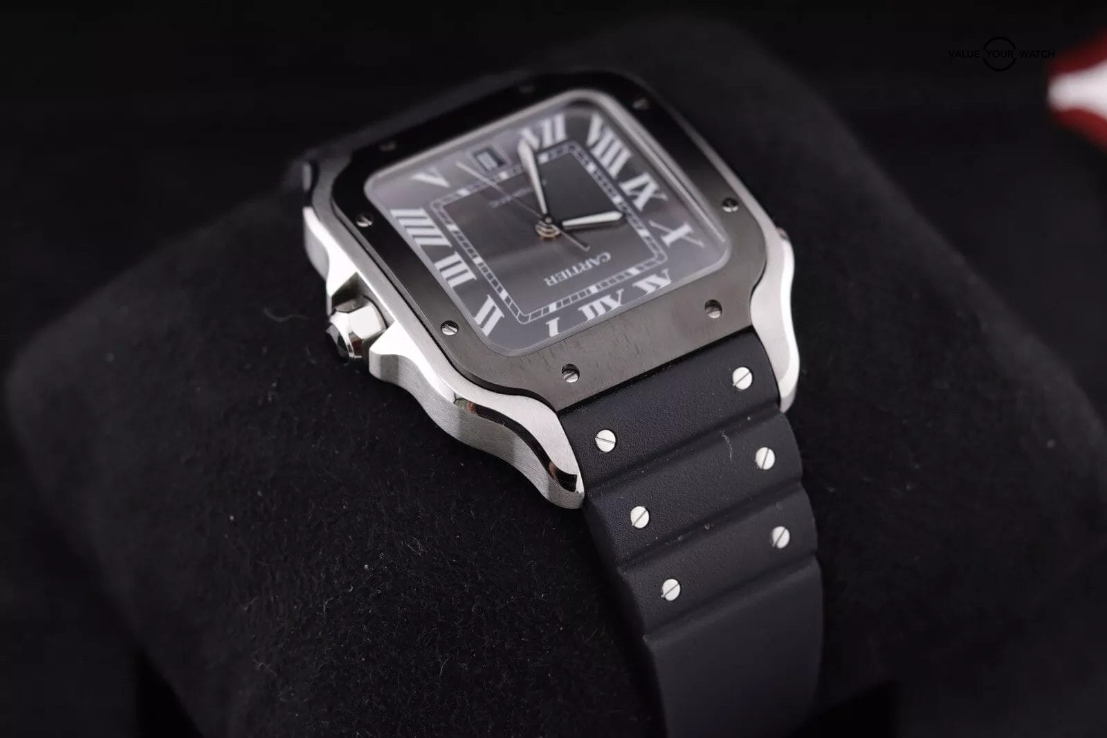 Cartier Santos de Cartier ADLC Men's Black Watch - WSSA0037 - Image 12