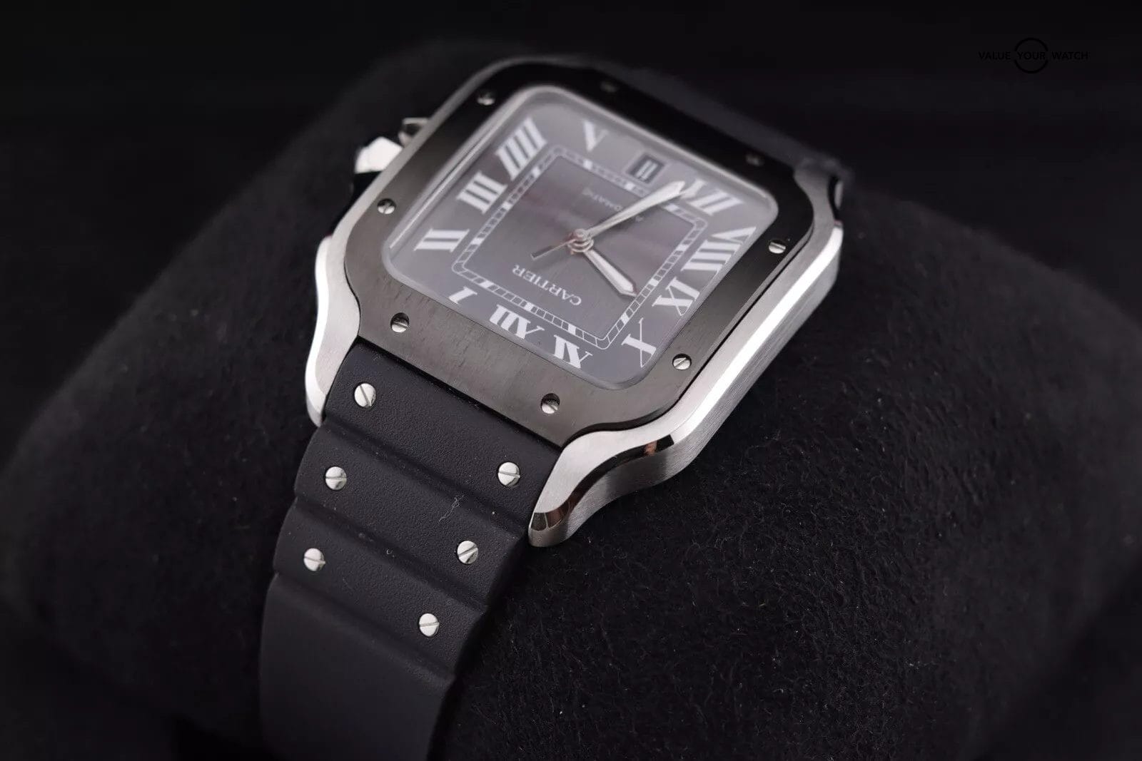 Cartier Santos de Cartier ADLC Men's Black Watch - WSSA0037 - Image 13