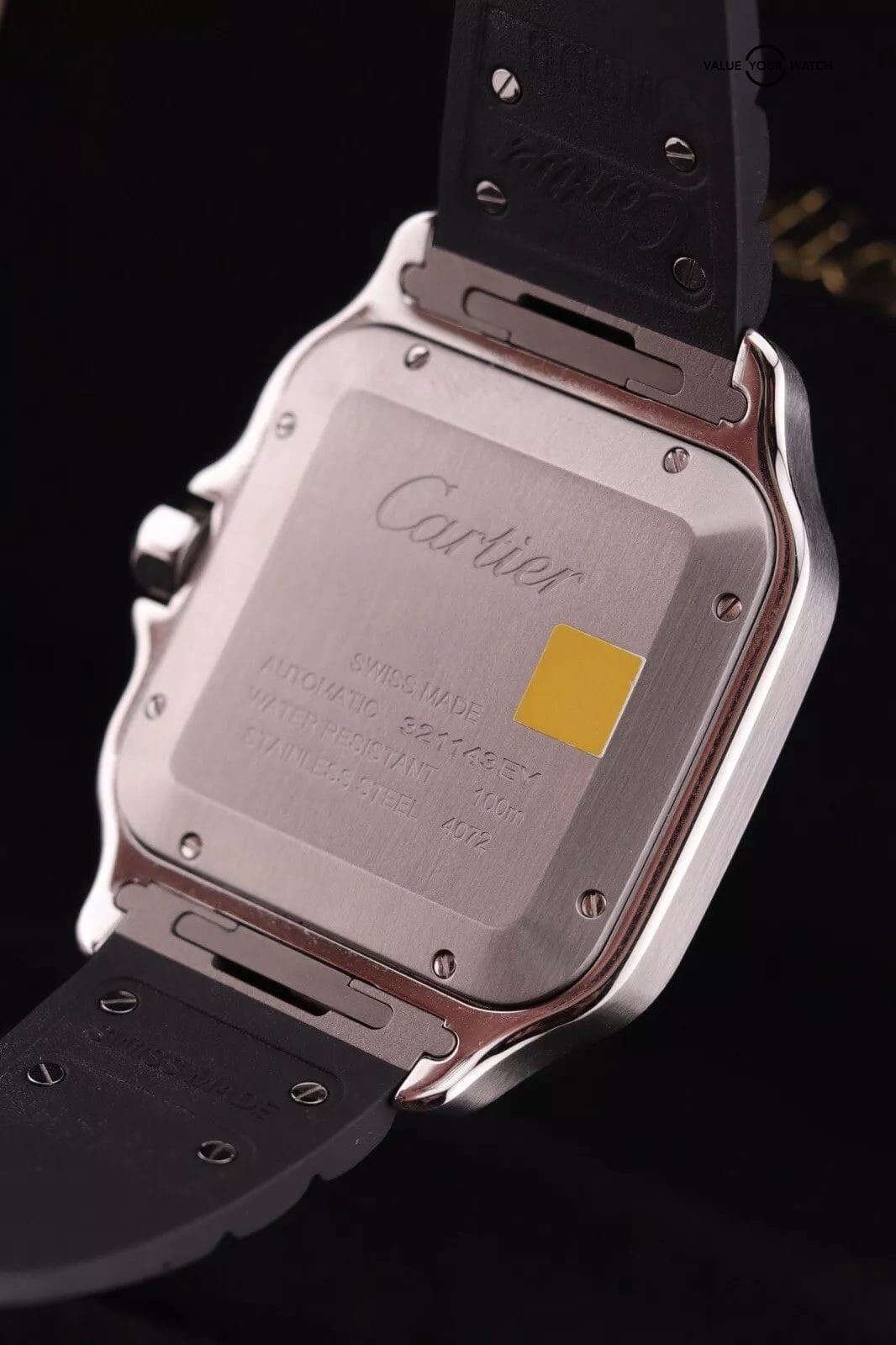 Cartier Santos de Cartier ADLC Men's Black Watch - WSSA0037 - Image 16