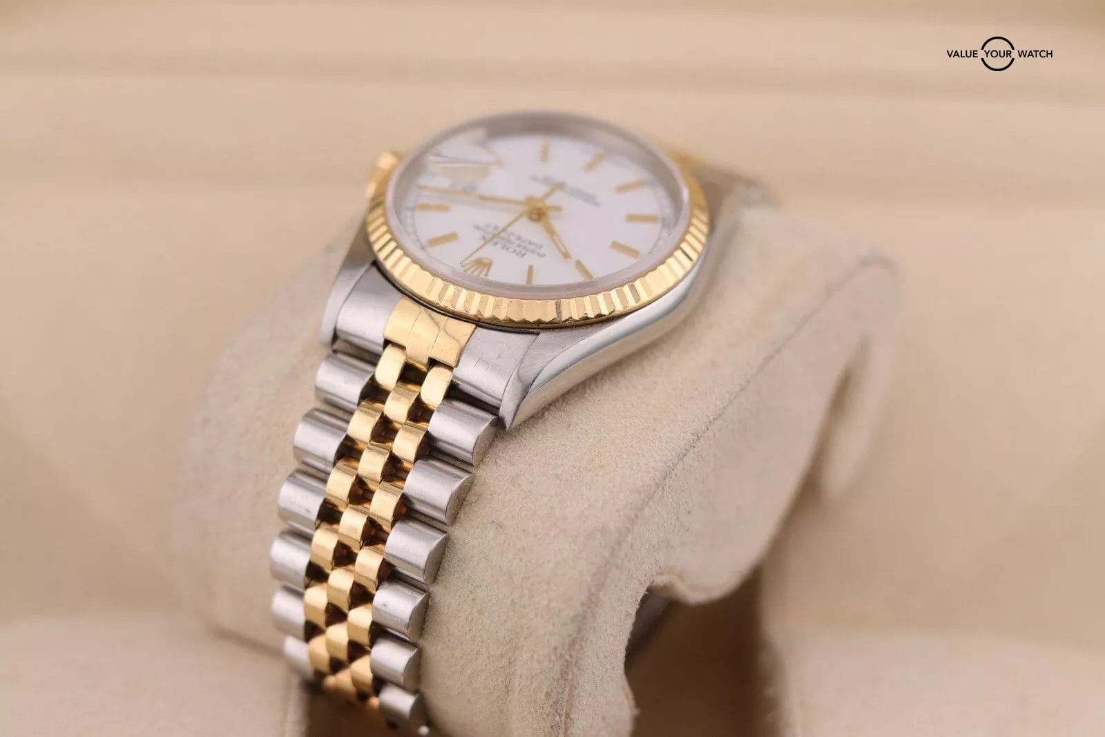 2001 Rolex Datejust 36 16233 | Gold Bezel x 2 Tone Case And Bracelet - Image 15