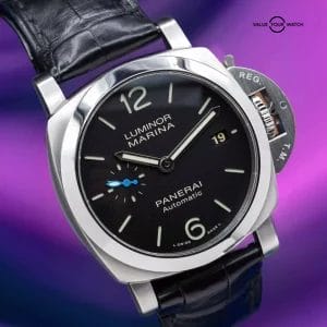 Panerai Luminor Marina Quaranta 1950 40mm case, full set w quick release straps!