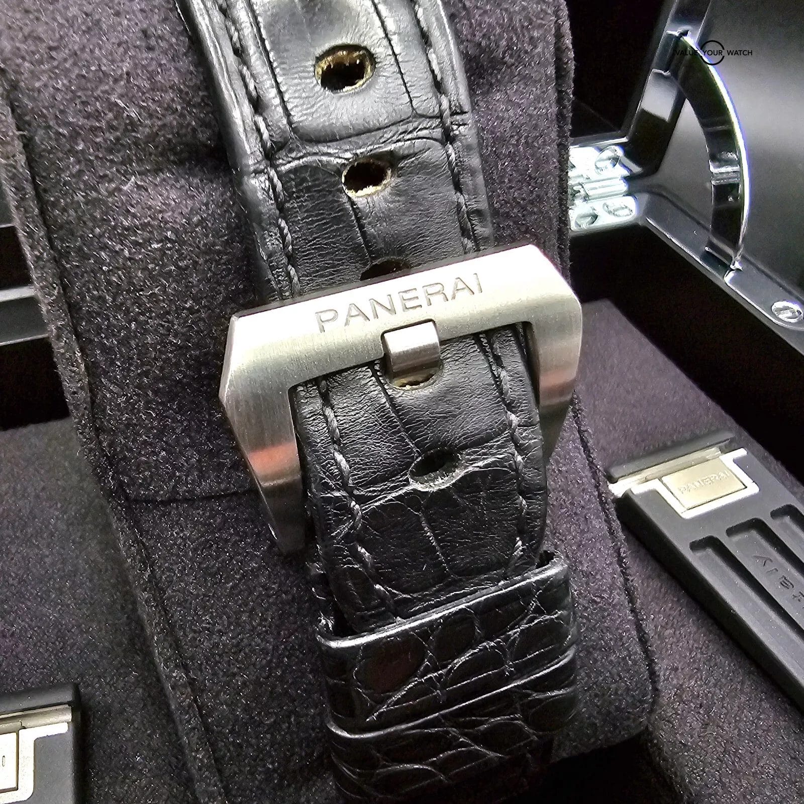 Panerai Luminor Marina Quaranta 1950 40mm case, full set w quick release straps! - Image 5