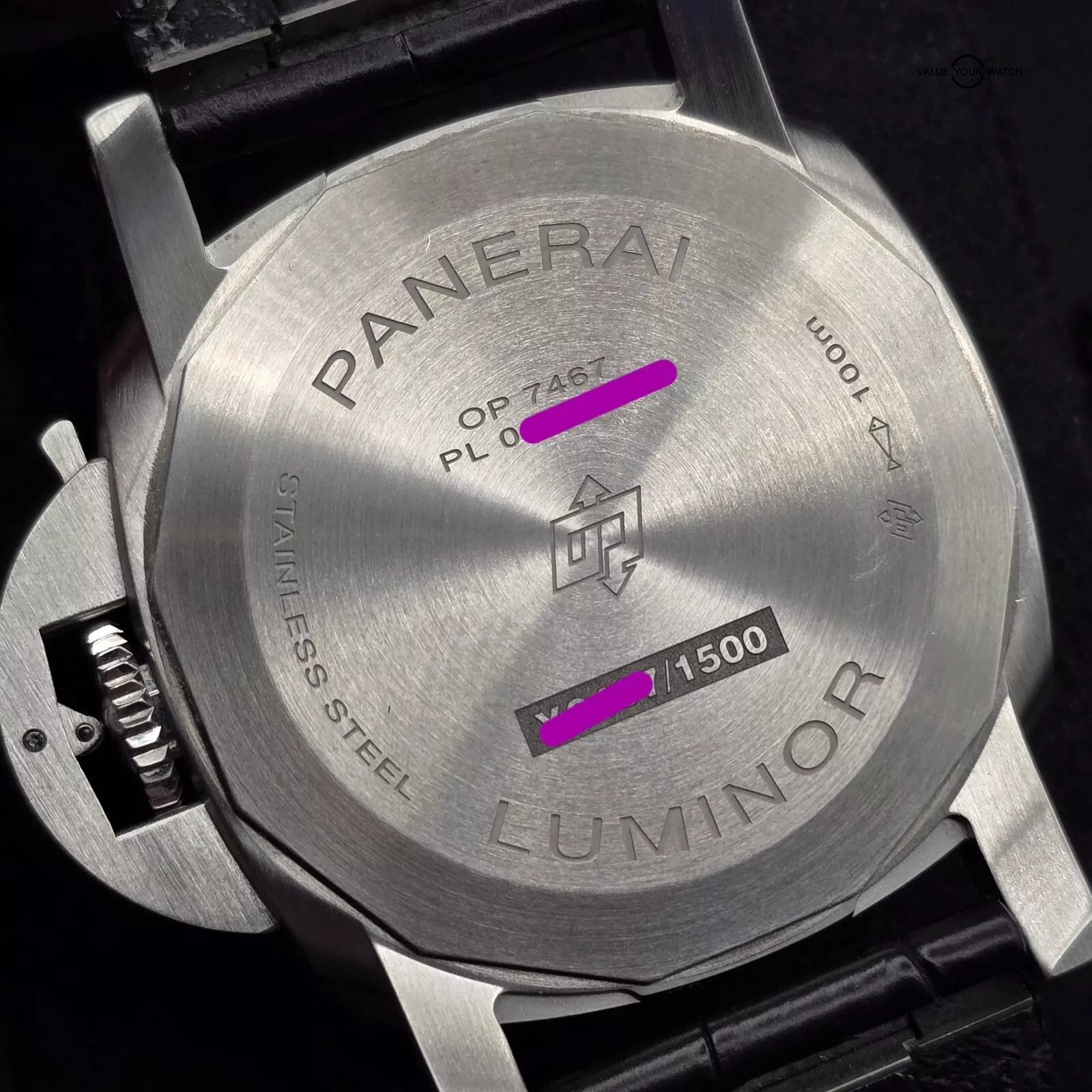 Panerai Luminor Marina Quaranta 1950 40mm case, full set w quick release straps! - Image 6