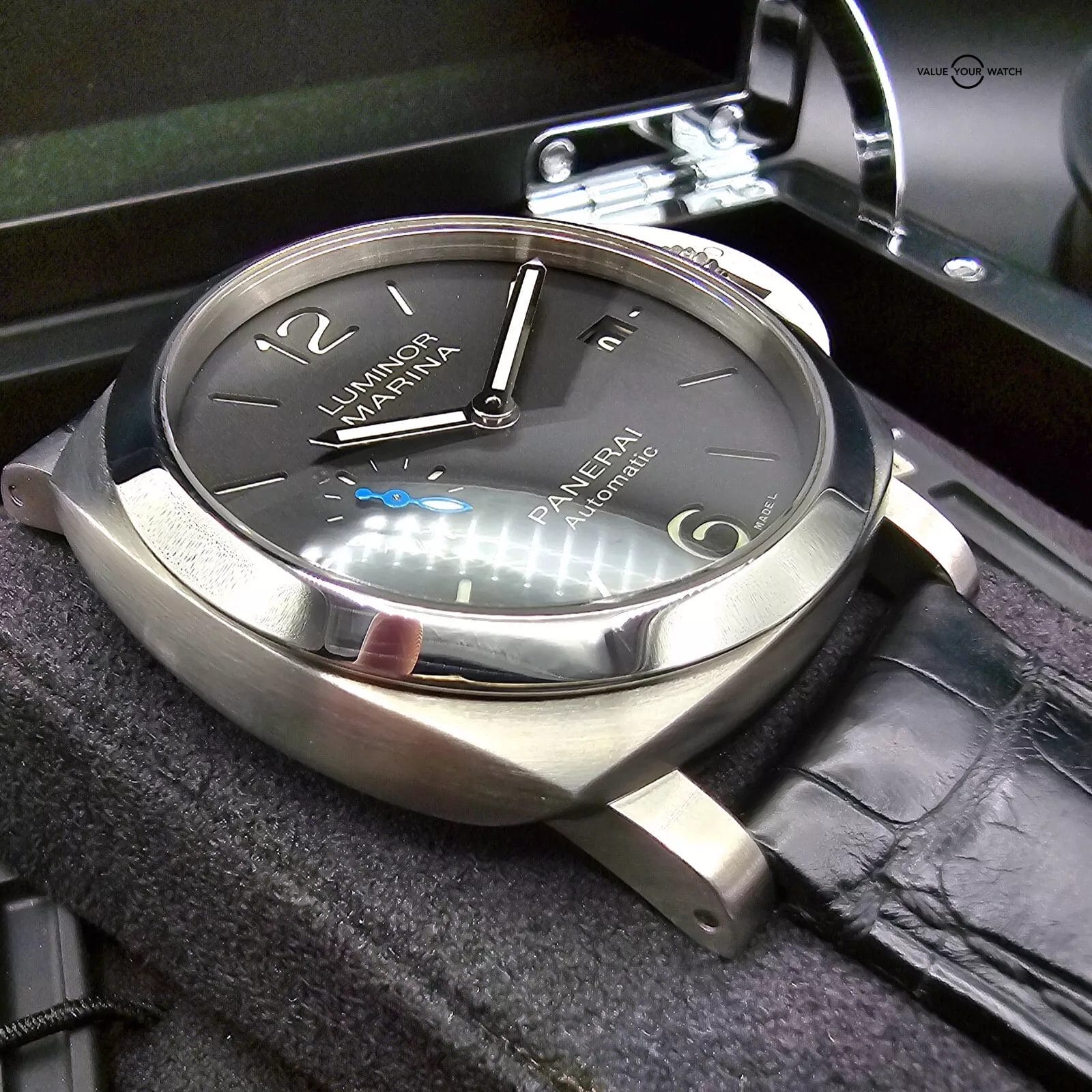 Panerai Luminor Marina Quaranta 1950 40mm case, full set w quick release straps! - Image 7