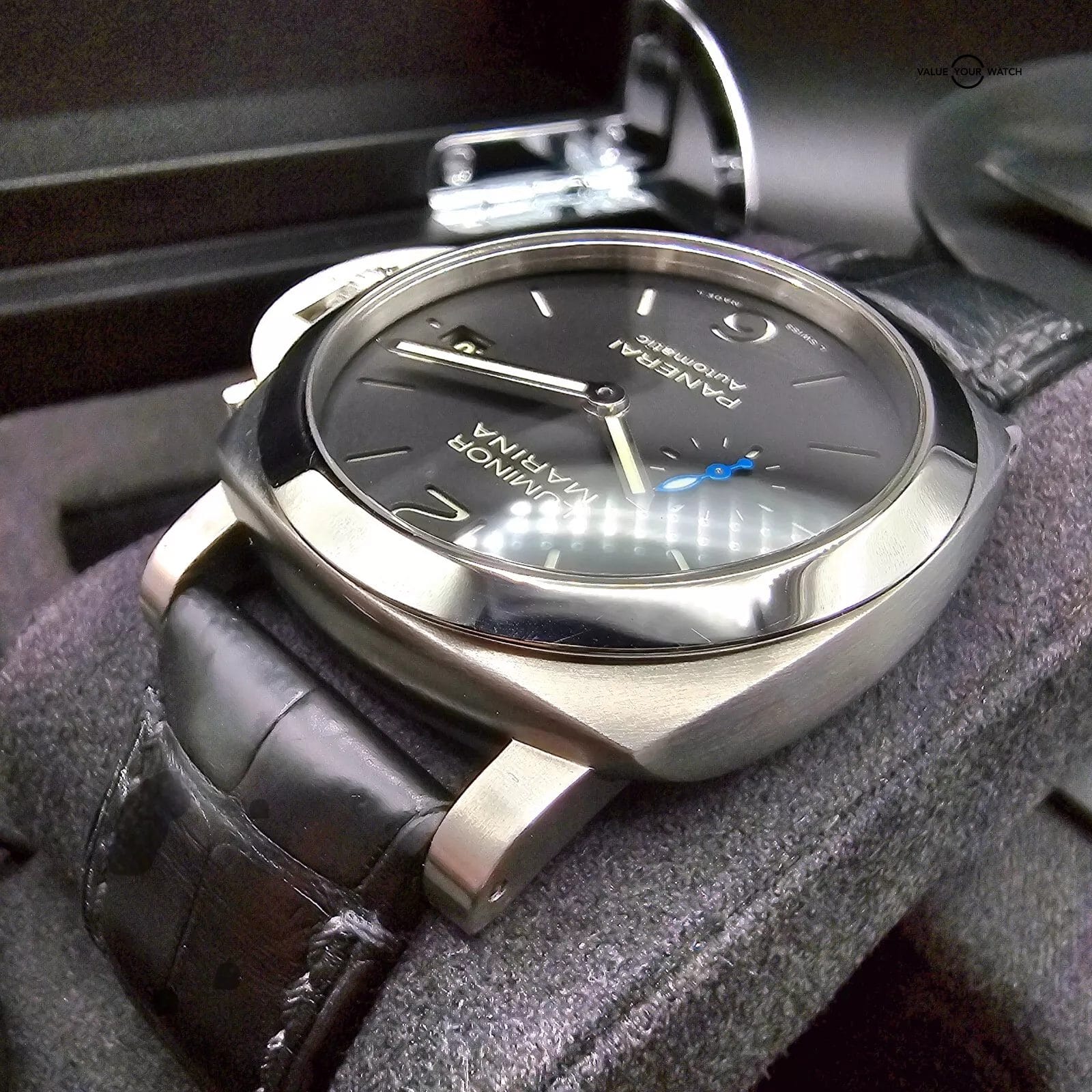 Panerai Luminor Marina Quaranta 1950 40mm case, full set w quick release straps! - Image 10