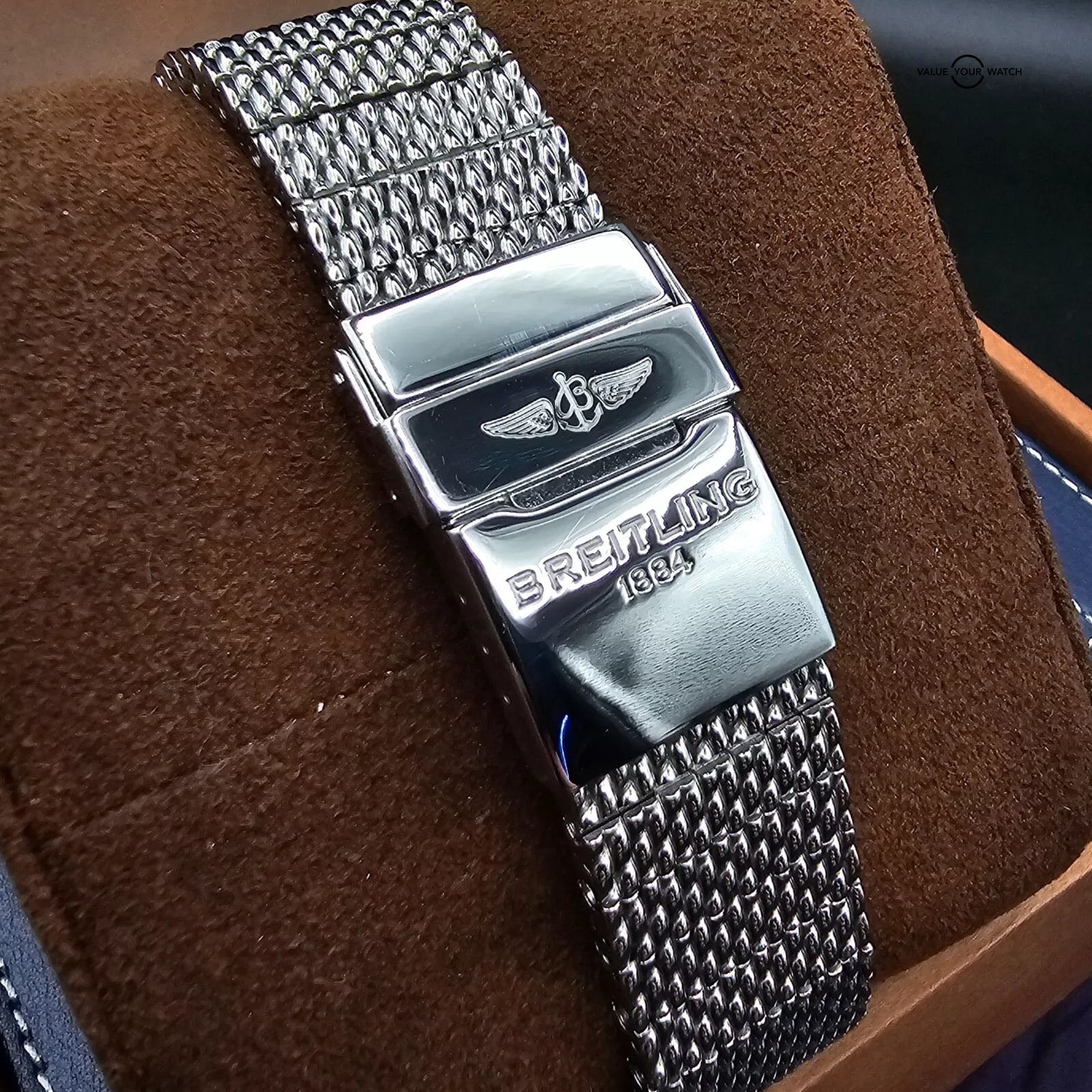 Breitling Superocean Heritage Chronograph Silver Dial on Bracelet, full set 2019 - Image 8