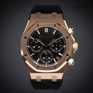 *BRAND NEW* AUDEMARS PIGUET Royal Oak 41, Rose Gold, Black Dial, Ref. 26240OR.OO.1320OR.02, Complete Set