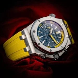 Audemars Piguet Royal Oak Offshore Diver Yellow Blue Chrono 26703ST.OO.A027CA.01